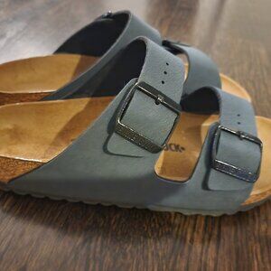 NWT - Birkenstock Arizona BS - Navy - Suede - EU39 Narrow Fit